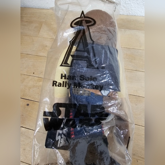 Star Wars Han Solo Los Angeles Angels Baseball Rally Monkey - Picture 2 of 3